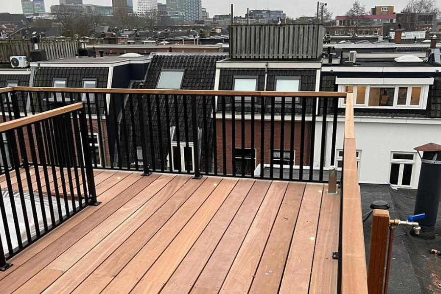 Dakterras laten monteren door CT Hekwerk